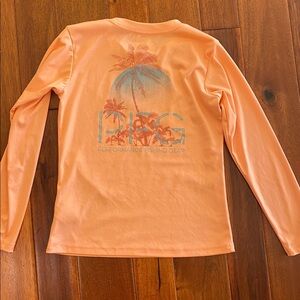 Columbia PFG rash guard Long Sleeve swim Top